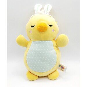 Squishmallow Hug Mees Aimee Plush Chick w/Bunny Ears Easter 12"